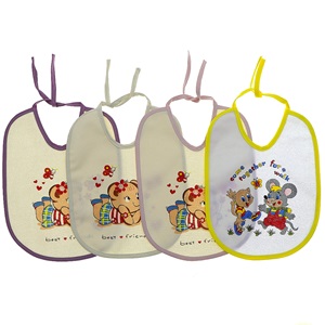 Nur Tekstil Baskılı Pvc Bebek Mama Önlüğü (12 Li ) 1-2 Yaş