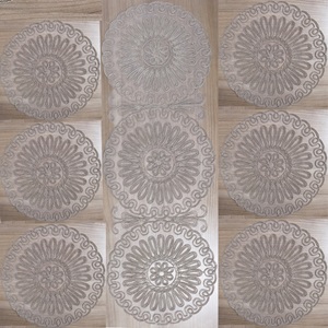 Mercan Estelika Tül Nakışlı Supla Örtü Takım 7 Parça