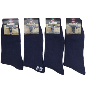 Sadık 3725 Erkek Likralı Mevsimlik Soket Çorap - Antrasit