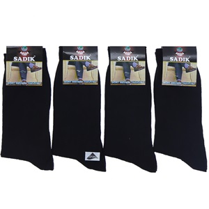 Sadık 3725 Erkek Likralı Mevsimlik Soket Çorap - Antrasit