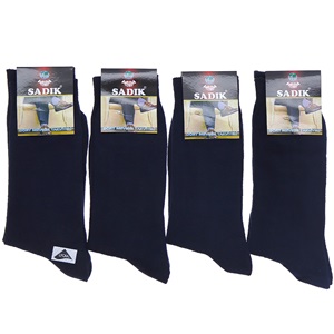 Sadık 3725 Erkek Likralı Mevsimlik Soket Çorap - Antrasit