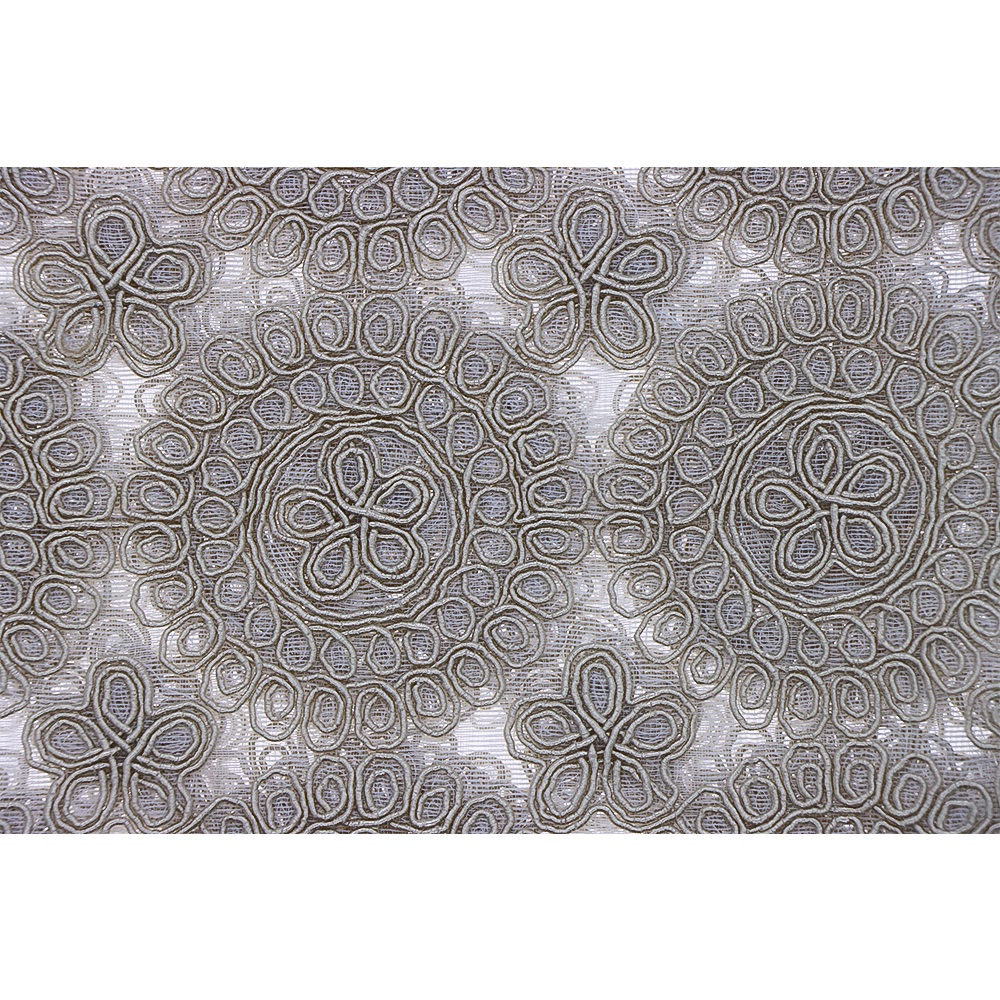 Mercan Estelika Tül Nakışlı Tekli Runner Örtü