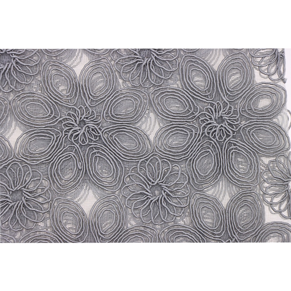 Mercan Estelika Tül Nakışlı Tekli Runner Örtü