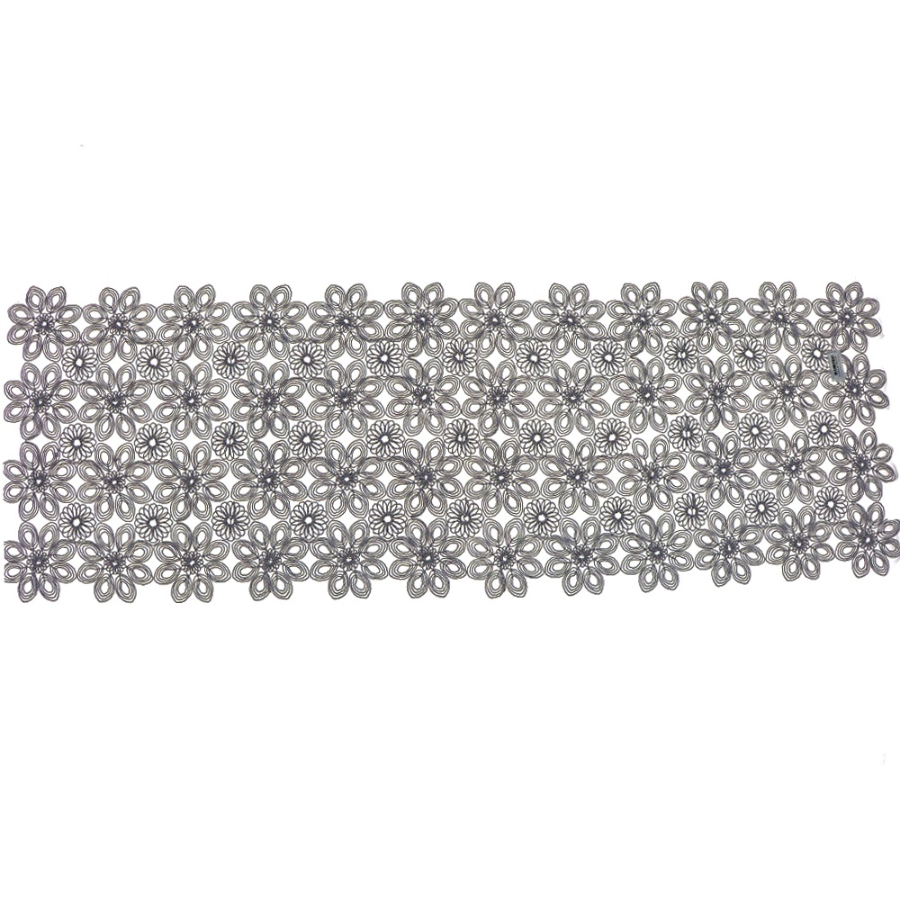 Mercan Estelika Tül Nakışlı Tekli Runner Örtü