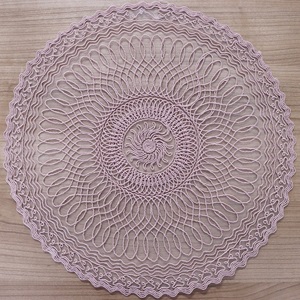 Mercan Estelika Tül Nakışlı 6 Lı Supla Örtü