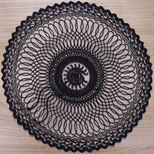 Mercan Estelika Tül Nakışlı 6 Lı Supla Örtü