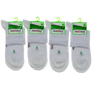 Dündar 4131 Erkek Plus Bambu Likralı Dikişsiz Uzun Konç Çorap - Siyah