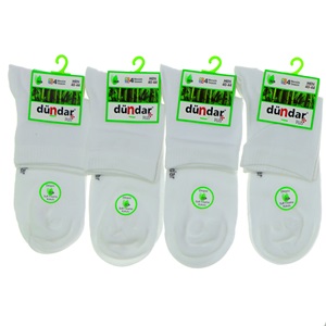 Dündar 4131 Erkek Plus Bambu Likralı Dikişsiz Uzun Konç Çorap - Siyah