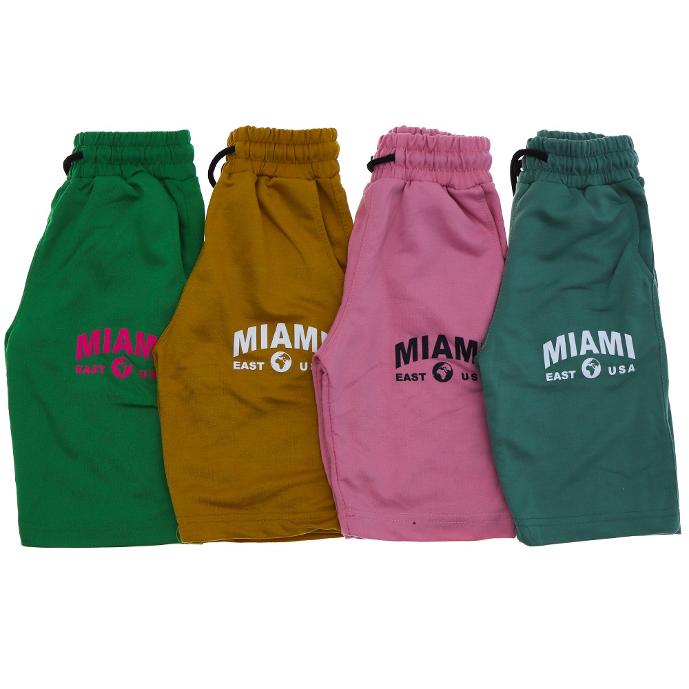 Babies Lİfe 1236 Kız Çocuk Miami Vorteks Kapri Eşofman Alt 12-16 Yaş - Su Yeşili - 12-16 YAŞ