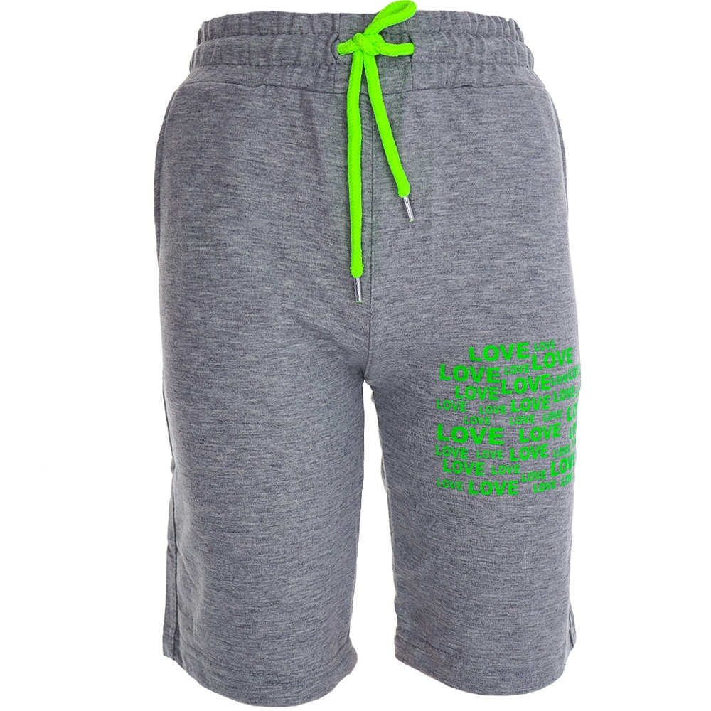 Babies Lİfe 1238 Kız Çocuk Love Bas Vorteks Kapri Eşofman Alt 12-16 Yaş - Mint Yeşil - 12-16 YAŞ