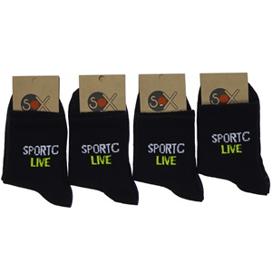 Sox Bayan Desenli Likralı Kolej Çorap - Beyaz