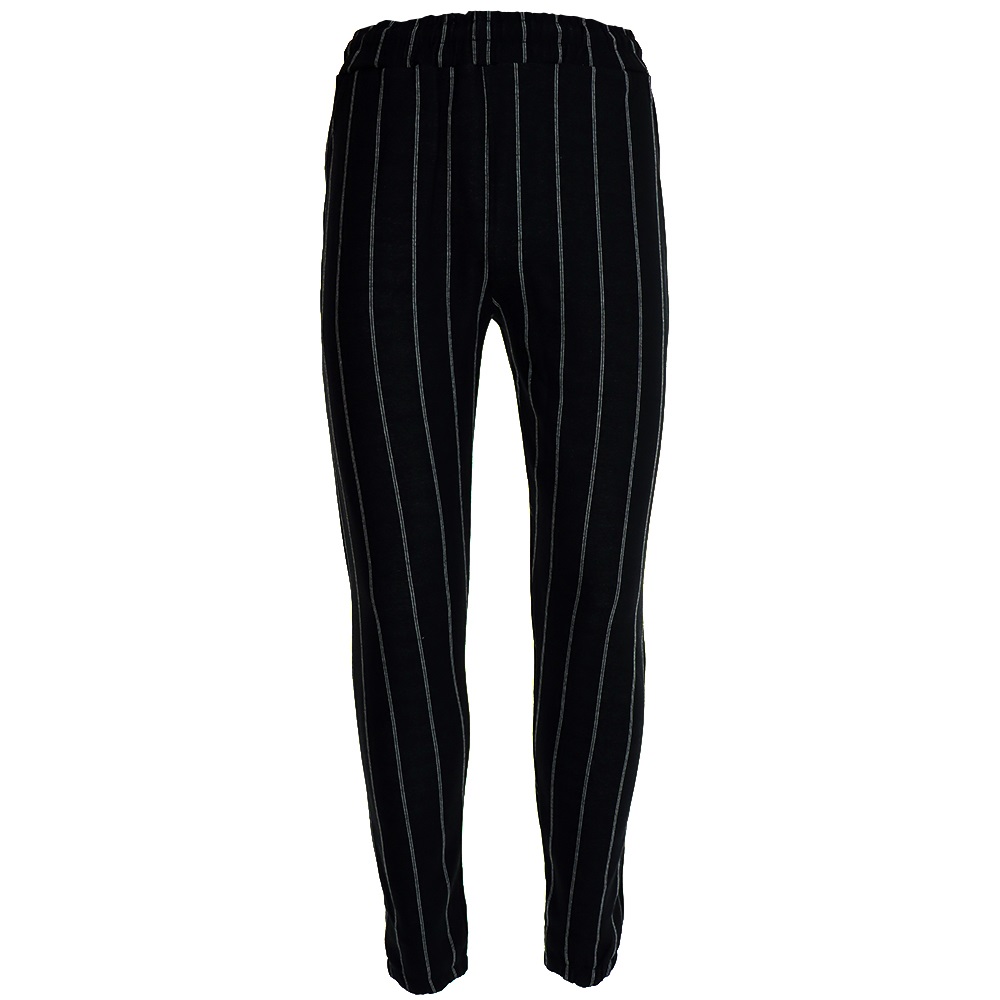 Pandomim 2975 Erkek Çizgili Alt Paça Lastikli Eşofman Tek Alt S-XXL - Siyah - S-M-L-XL-2XL