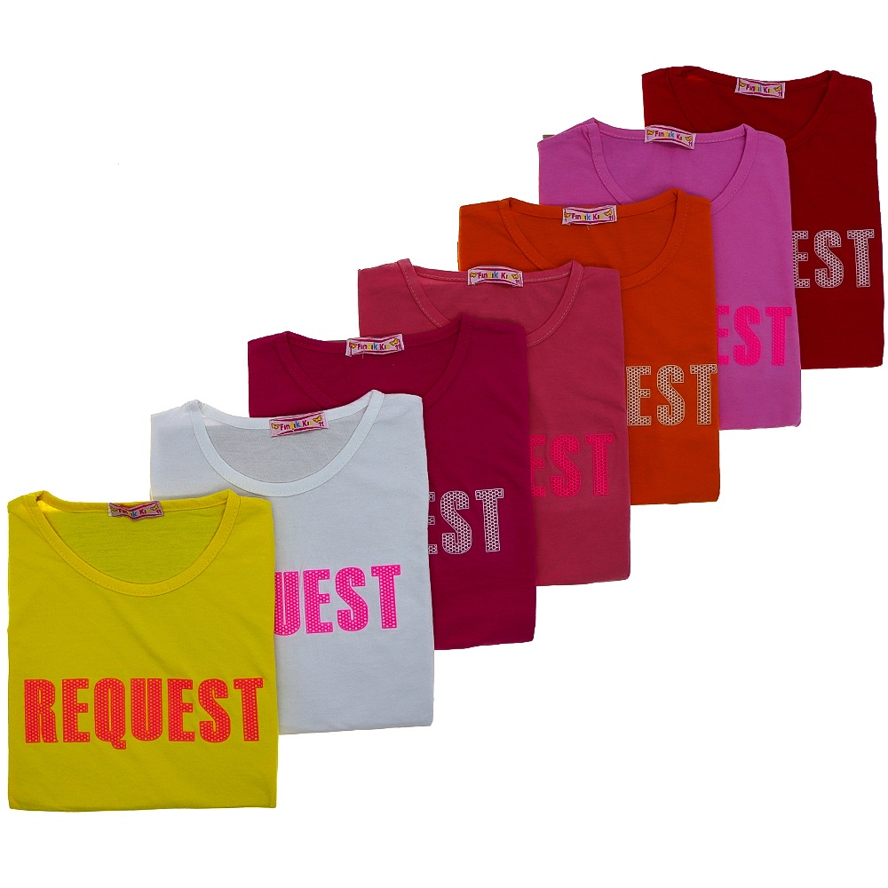 Fındık Kız Opened Kız Çocuk Reouest Baskılı Tshirt 11-14 Yaş