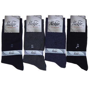 Nehir Erkek Mevsimlik Likralı Desenli Soket Çorap