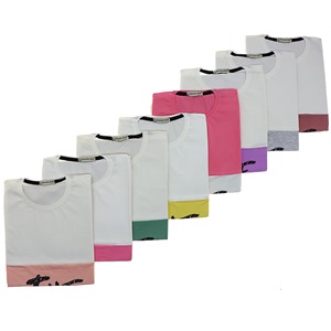 Almila 0006 Kız Çocuk Penye Ön Parçalı The Star Bas Tişört 5-8 Yaş