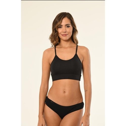 Kota 6413 Bayan Modelli Dalgıç Pedli Büstiyer - Siyah - S-M