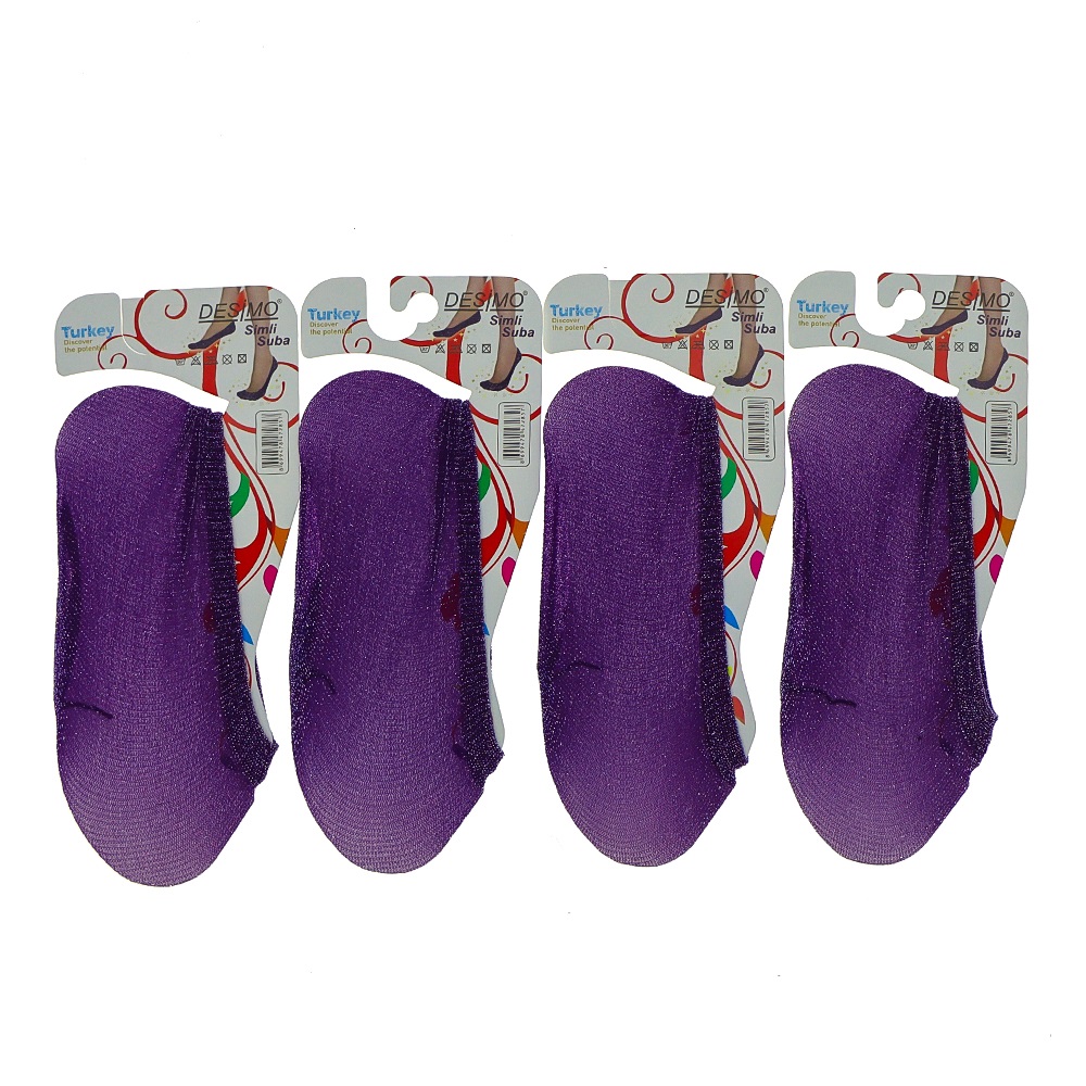 Desimo 2857 Bayan Simli Suba Çorap - Mavi