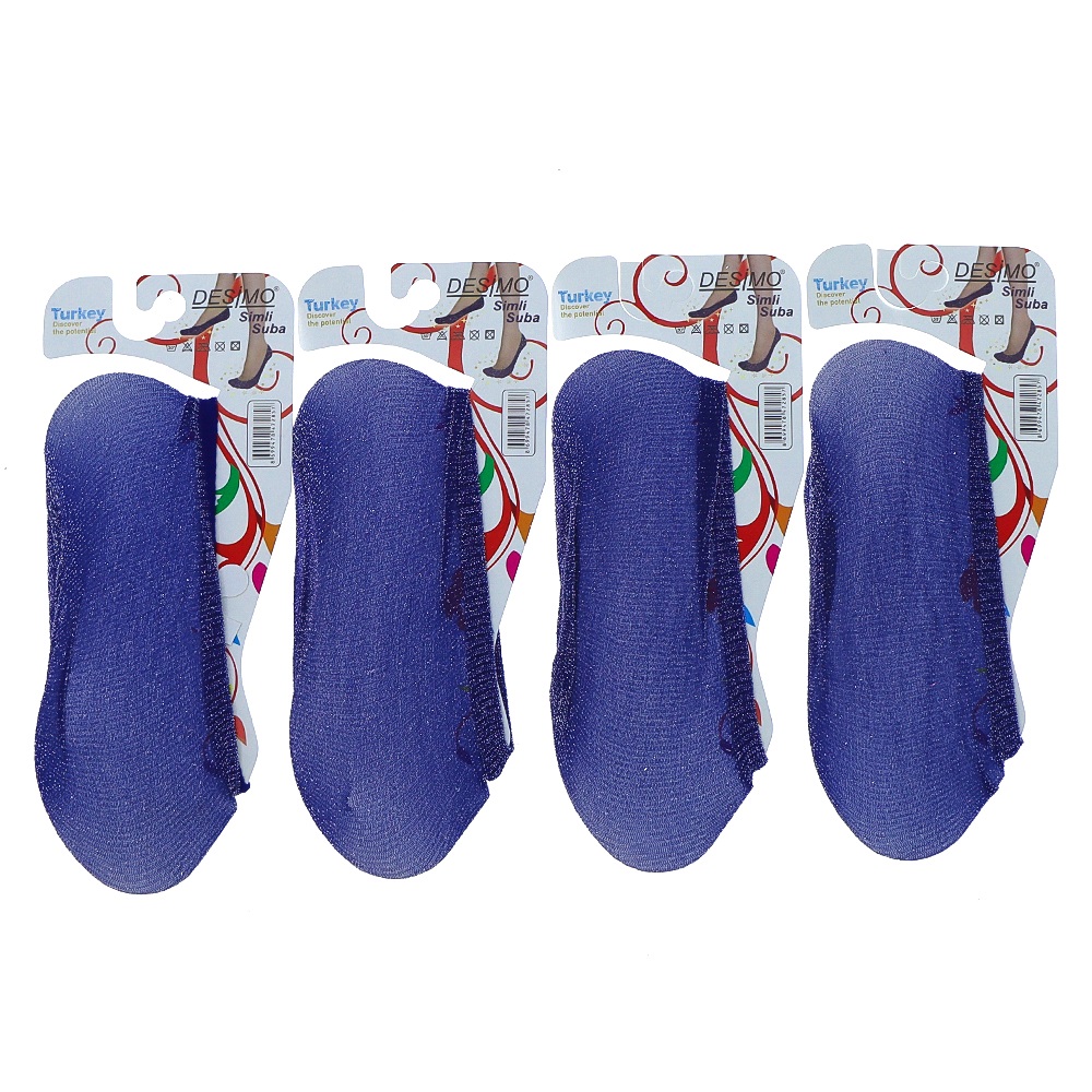 Desimo 2857 Bayan Simli Suba Çorap - Mavi