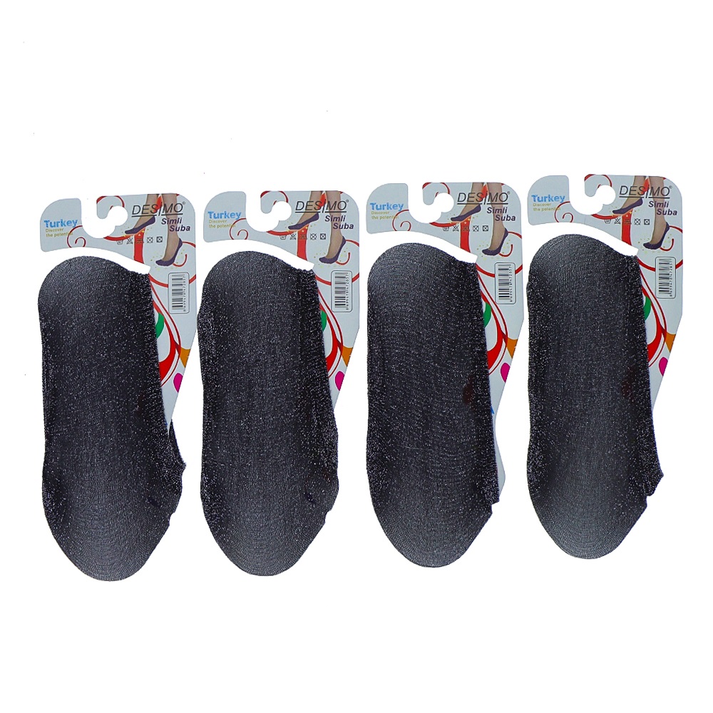 Desimo 2857 Bayan Simli Suba Çorap - Mavi