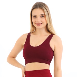 Form Angel 5704 Bayan Kalın Askılı 5 li Pedli Fitilli Crop Fit Büstiyer - Siyah - S-M