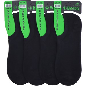 Berso 0223 Erkek Bambu Dikişsiz Likralı DÜz Sneaker Çorap
