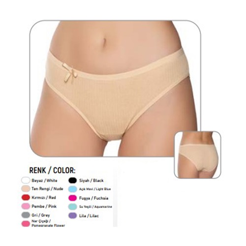 Gümüş 5001 Bayan Raporlu Bikini (695) - Lila - 6