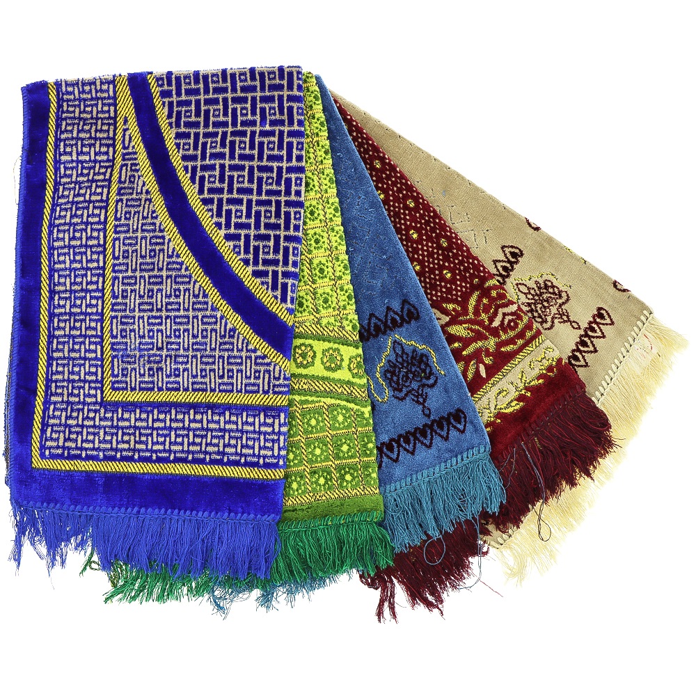 İslamoğlu Desenli Kadife 400 gr Lık Seccade