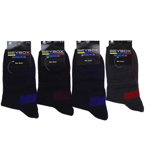 Beybox Erkek Likralı Uzun Konç Patik Çorap