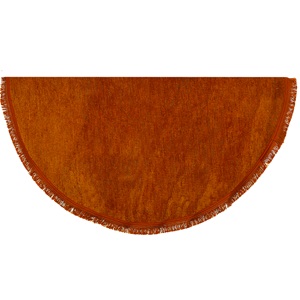 Kilimser Yuvalin Düz Model Püsküllü Halı Paspas 100X100 Cm - Sarı