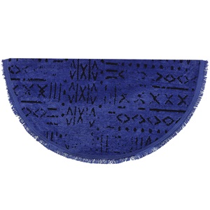 Kilimser Yuvalin Desenli Püsküllü Halı Paspas 100X100 Cm