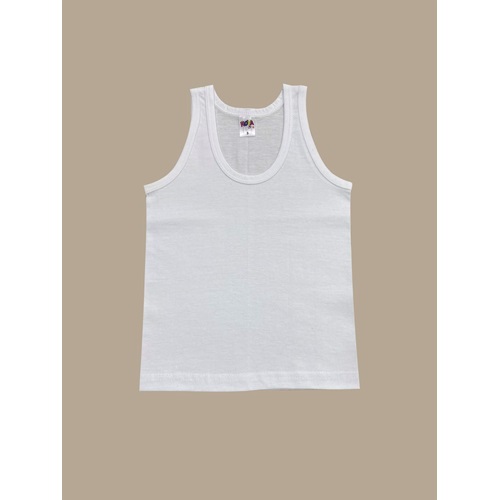 Kota Kids 1020-1-9 Erkek Çocuk Düz Kalın Askılı Atlet - Beyaz - 8