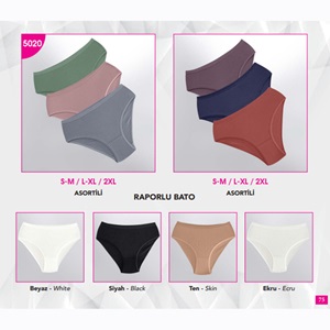 Kota 5020 Bayan Sade Raporlu Ribana Bikini Bato L