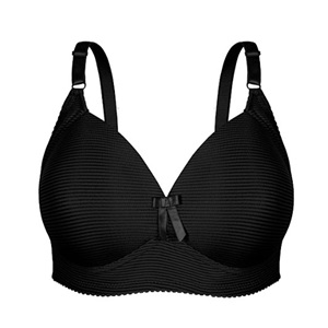 Aysemin 5142 Bayan Desteksiz Süngerli Sütyen 85-105 - Siyah