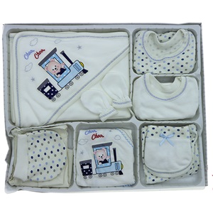 Hopipop 310 Vagonda Ayıcık Nakış 11 Parça Zıbın Seti 0-3 Ay