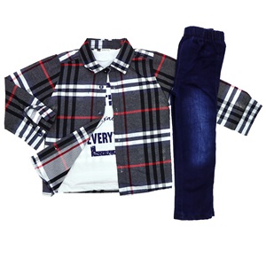 Beboys Erkek 1074 Erkek Burbery 3 Lü Takım 1-3 Yaş - Haki - 1-2-3 YAŞ - 24543-Haki-1-2-3 YAŞ