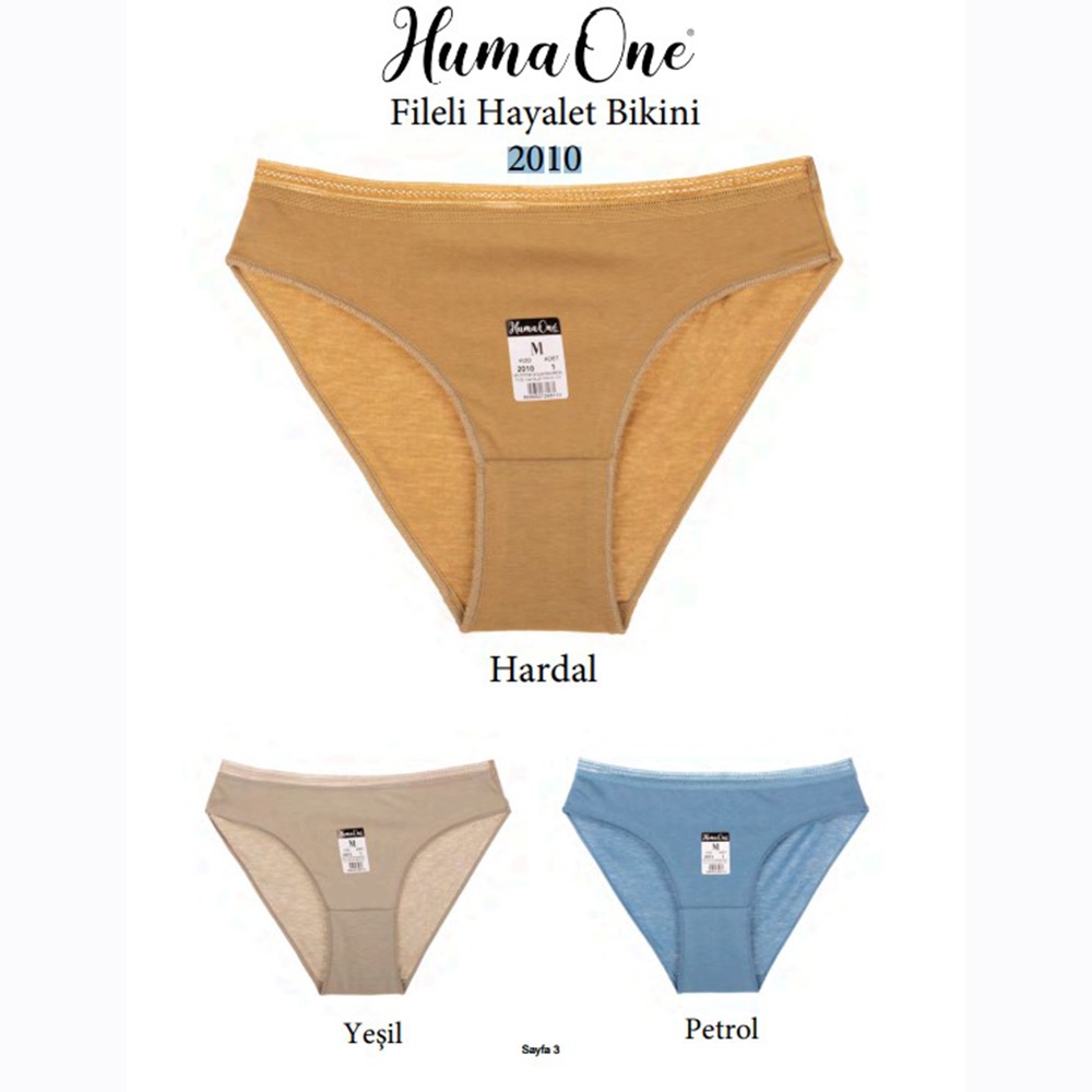Huma One 2010 Bayan Fileli Easy Penye Bikini Külot M