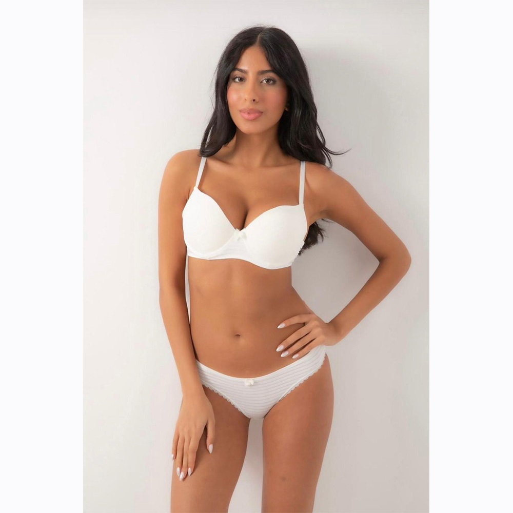 For Dreams 2522 Bayan Jakarlı Melek Kanadı Dolgulu Balenli Sütyen Takımı 75-90