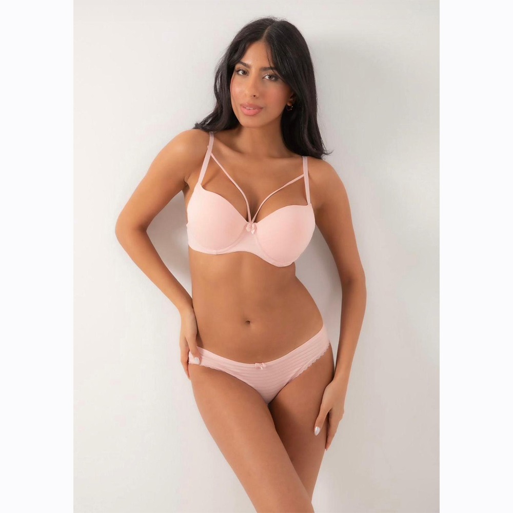 For Dreams 2523 Bayan Jakarlı Melek Kanadı Dolgulu Balenli Sütyen Takımı 75-90