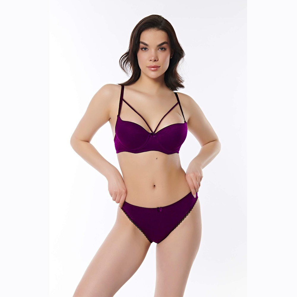 For Dreams 2501-B Bayan Filamlı Dolgusuz Balenli Sütyen Takımı 80-95