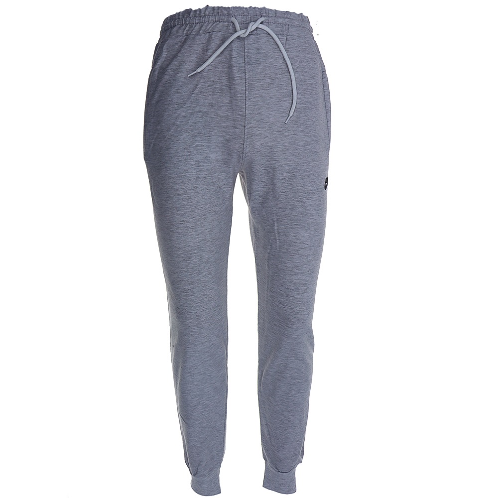 Helen Tekstil 0344 Erkek Nike Bas Kompak Paça Ribanalı Esofman Alt S-XXL - Gri