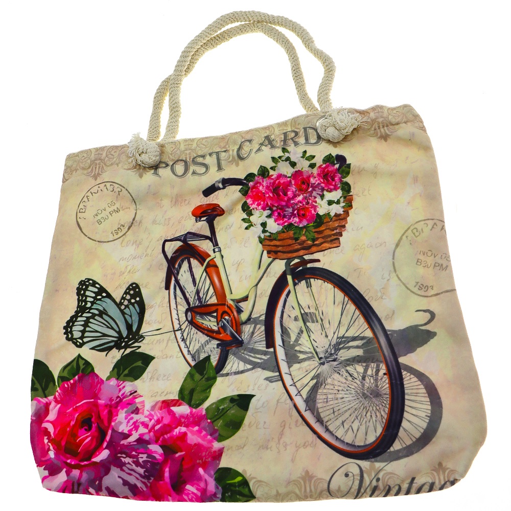 Staffi Çift Taraflı Baskılı Bez Çanta - Karışık Renk