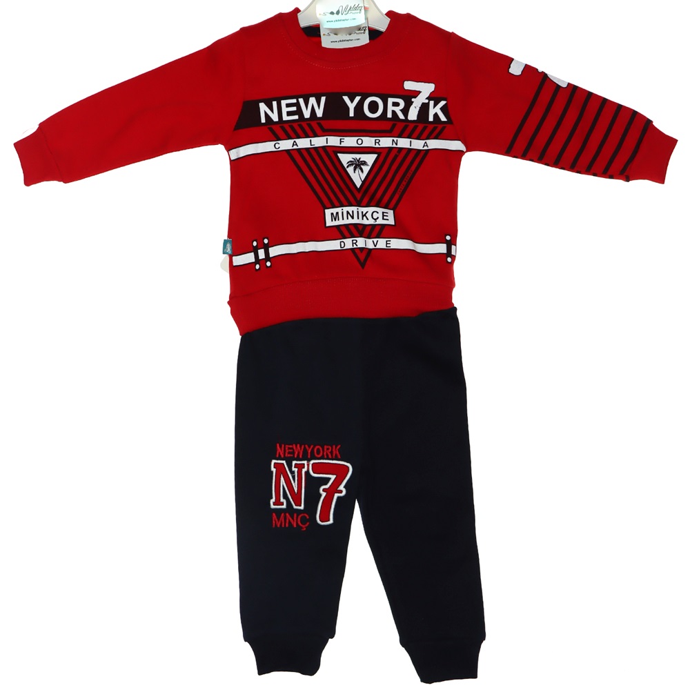 5101 New York İnterlok Çocuk Takım 06 Ay- 2 Yaş