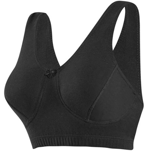 2501 Penye Body Yarım Atlet Sütyen - Siyah