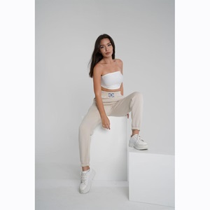 Leon Park Bayan 3 İp Paça Bel Lastikli Etiketli Eşofman Alt S-XXL