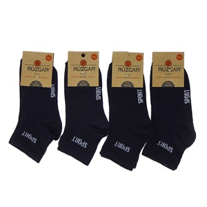 Bulut Erkek Likralı Uzun Konç Tenis Patik Çorap - Karışık Renk