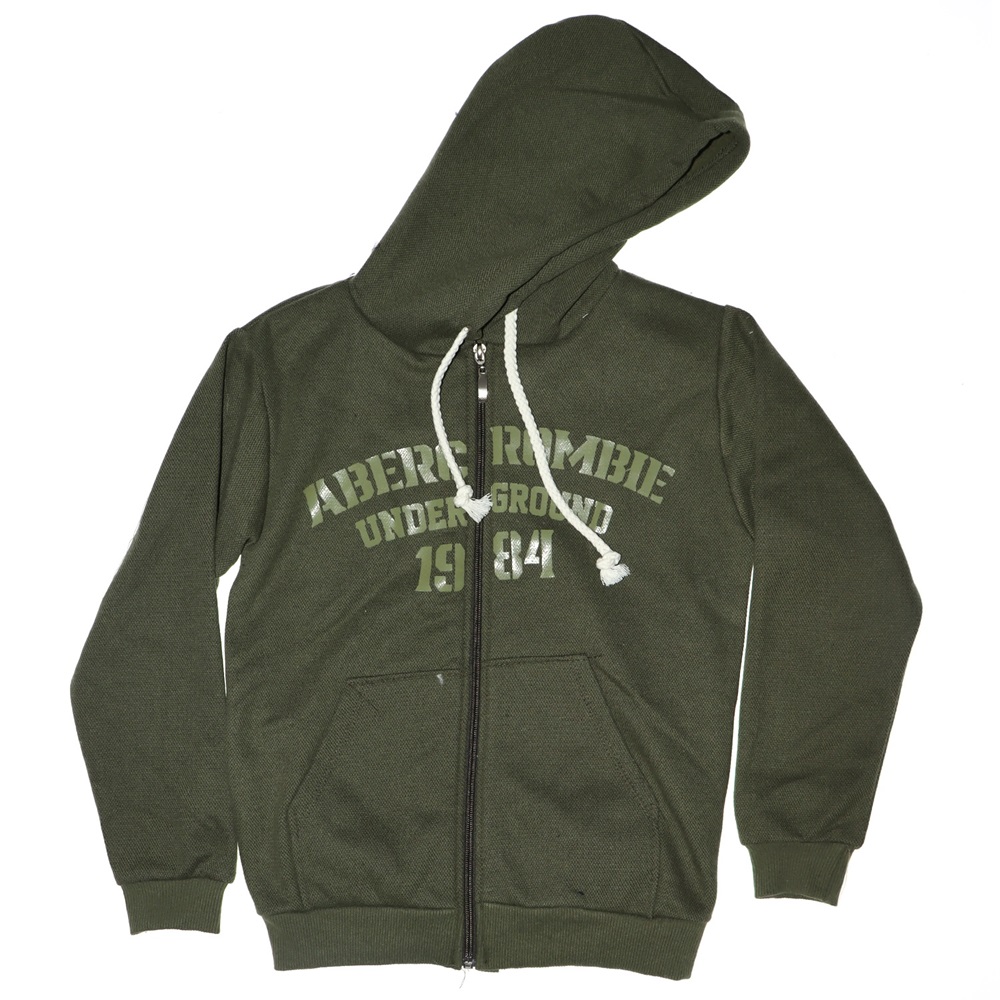 2570 Abercrombıe Baskı Lakos Fermuarlı Hırka 9-12 Yaş