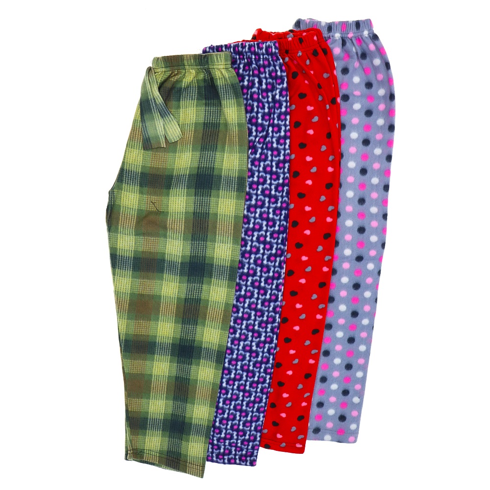 Genç Kardeşler Bayan Battal Polar Pijama Tek Alt