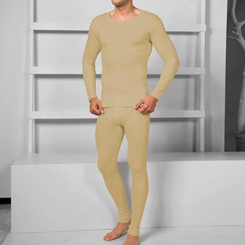 Doozo 700 Erkek Thermolux Termal Tayt İçlik Alt Üst U.Kol Takım - Siyah