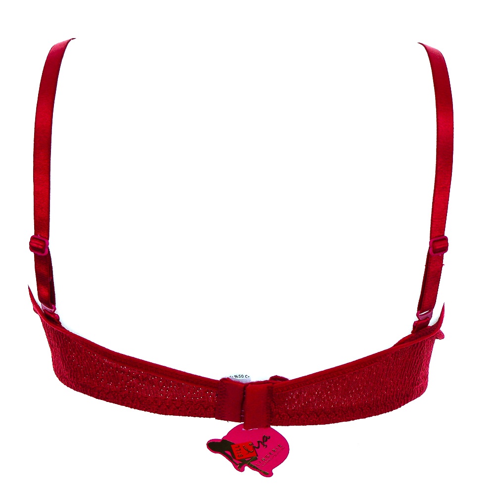 Billiza 2280 Bayan Destekli Jakarlı Straplez Sütyen 75-90 - Bordo - 75-80-85-90