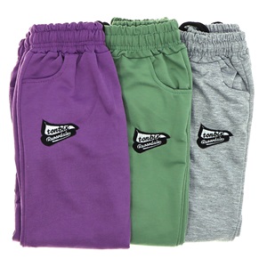 Tonbix 1386 Kız Çocuk 2 İplik Cepli Nakışlı Pantolon 11-15 Yaş - Gri - 11-15 YAŞ